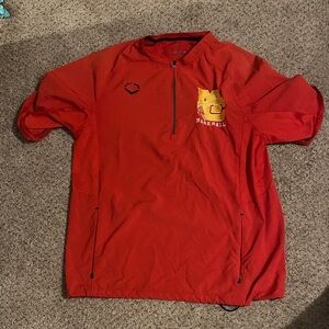 Red Baseball Men's Polo Shirt